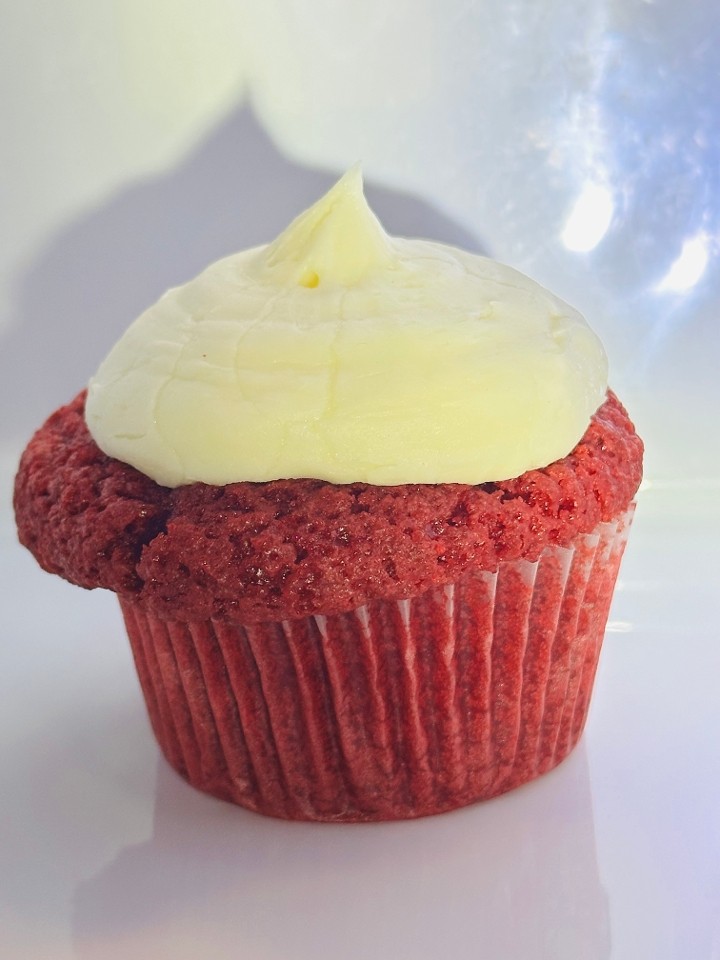Red Velvet with Cream Cheese Icing Cupcake
