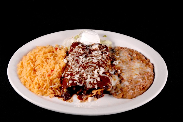 Oaxaca Mole Enchiladas