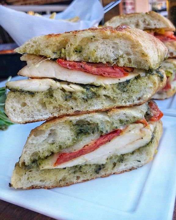 Chicken and Pesto Panini