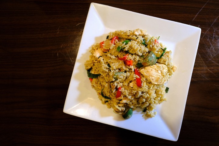 R006. Green Curry Fried Rice