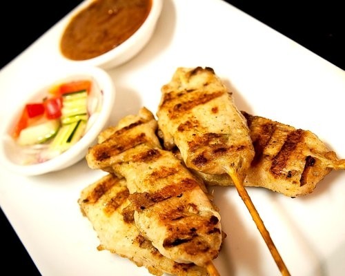 A001. Chicken Satay