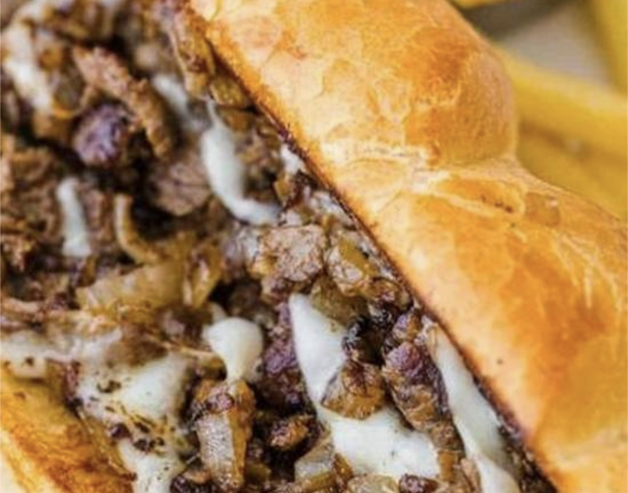 Beef or Chicken Philly Cheesesteak Sub