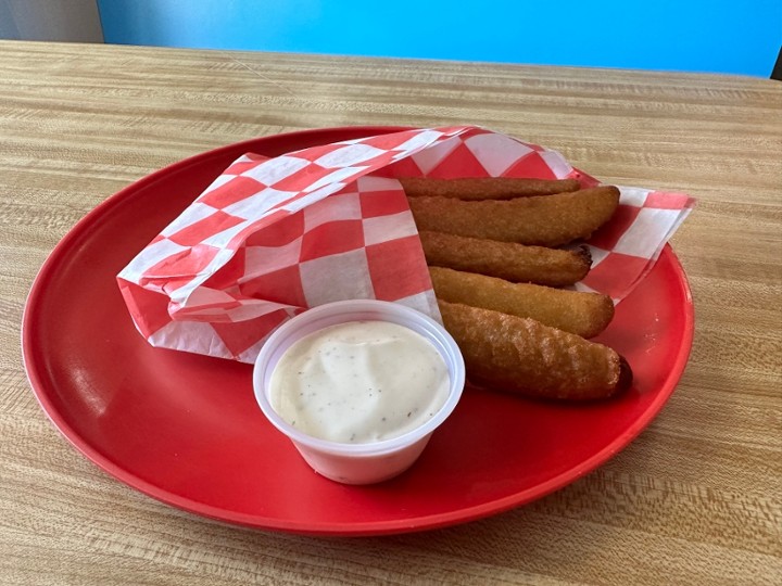 Spicy Beer Battered Pickles