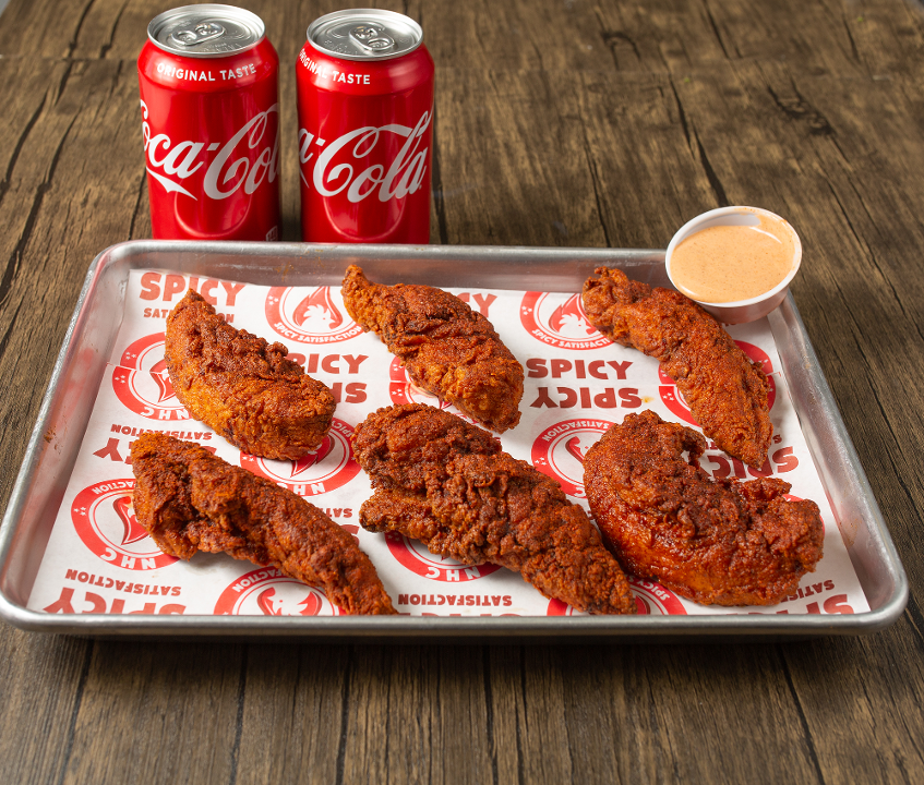 Chicken Tendo 6pc, 2 Drinks