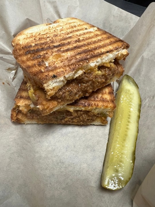 Sloppy Jo Grilled Cheese Panini