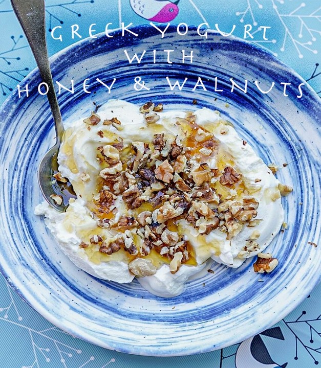 Greek Yogurt with Honey & Walnuts