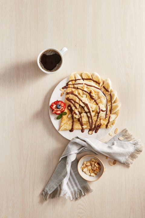 Banana-Chocolate Crepes