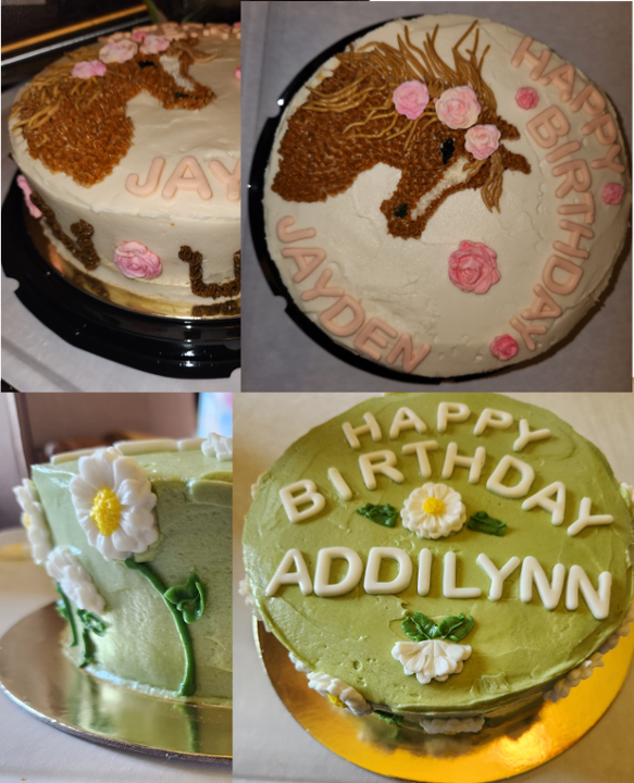 2-Tier Decorated Birthday Cake