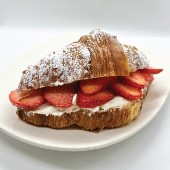 Strawberry Soft Cream Croissant