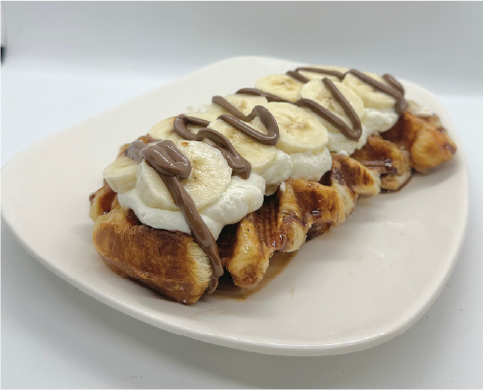 Nutella Banana Croffle