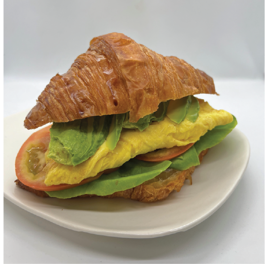 Egg and Avocado Croissant
