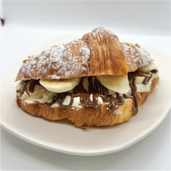 Nutella Banana Soft Cream Croissant