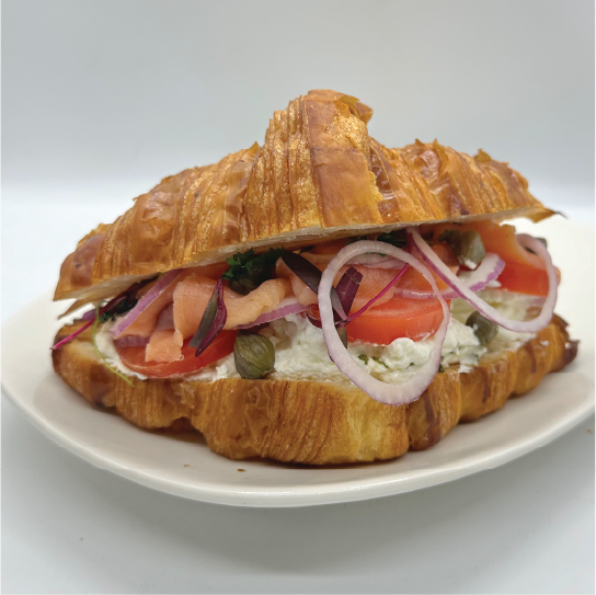 Smoke Salmon Croissant