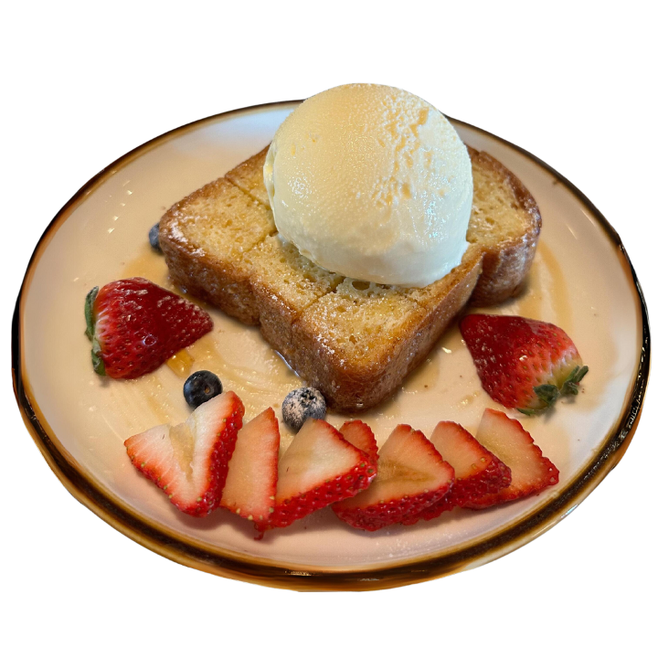 Fresh Strawberry Honey toast