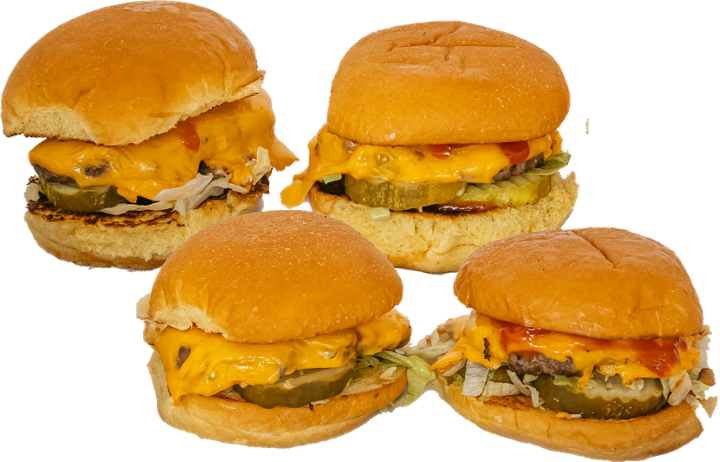 4 Cheeseburger Slider Packs