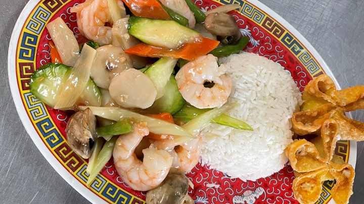Mixed Vegetables with Shrimp - Single