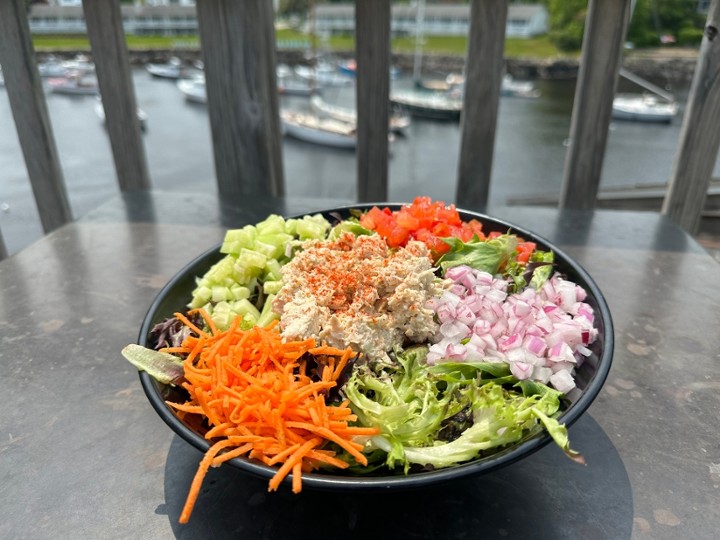 Mixed Greeens with Tuna Salad