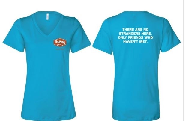 Women's There Are No Stranges V-Neck Shirts