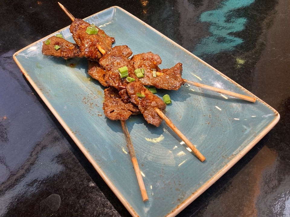 Red Chili Beef Skewers