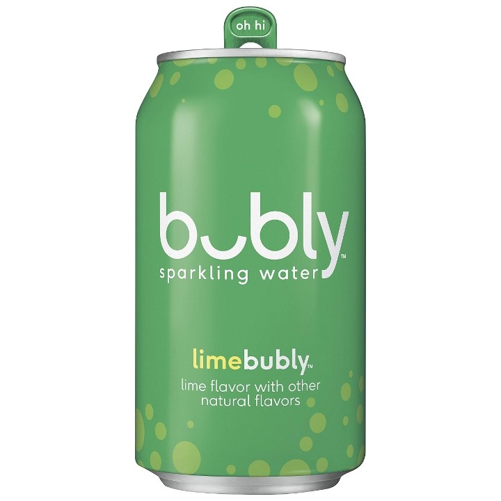 Lime Bubly Water