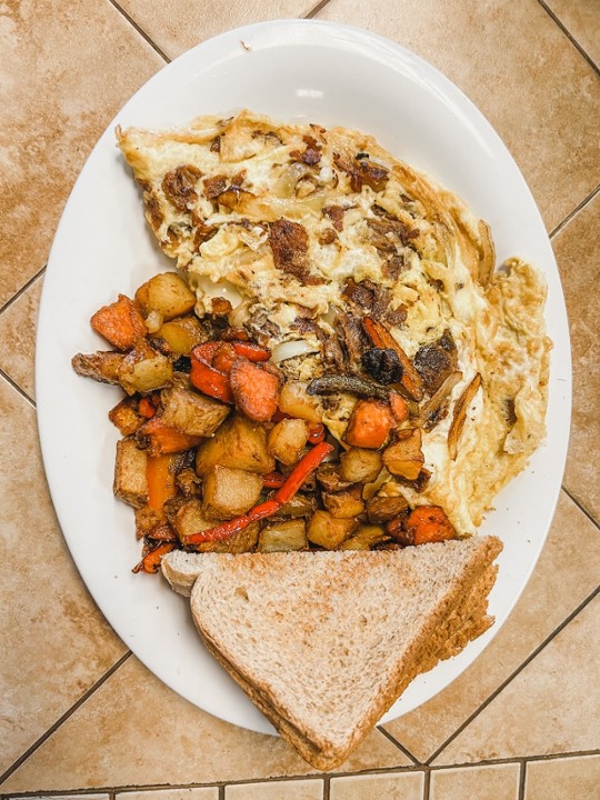Philly Cheese Steak Omelette