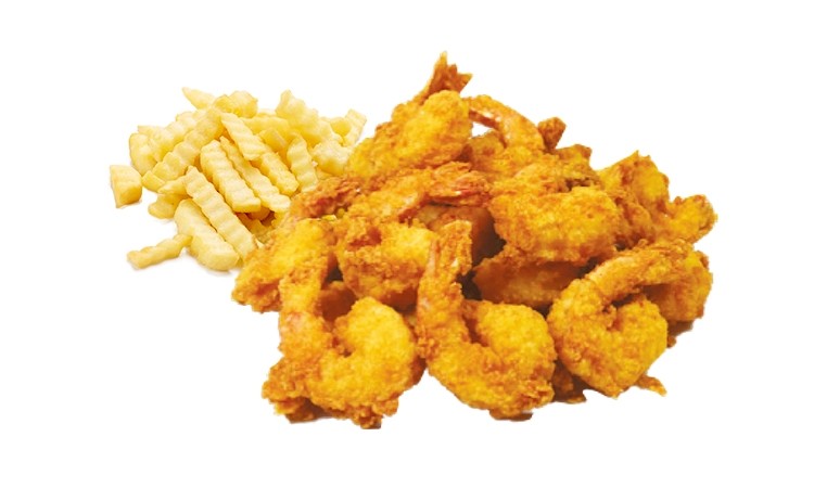 8pc Shrimp W/SM Fries