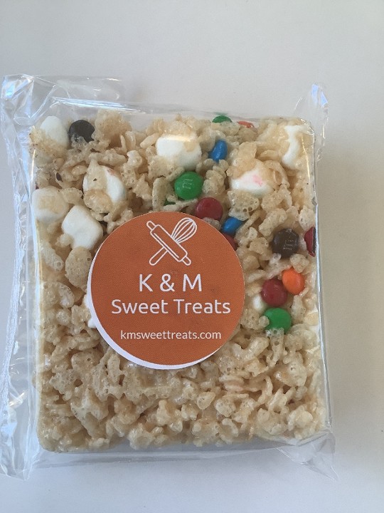 M&M K&M Rice Crispy Treat