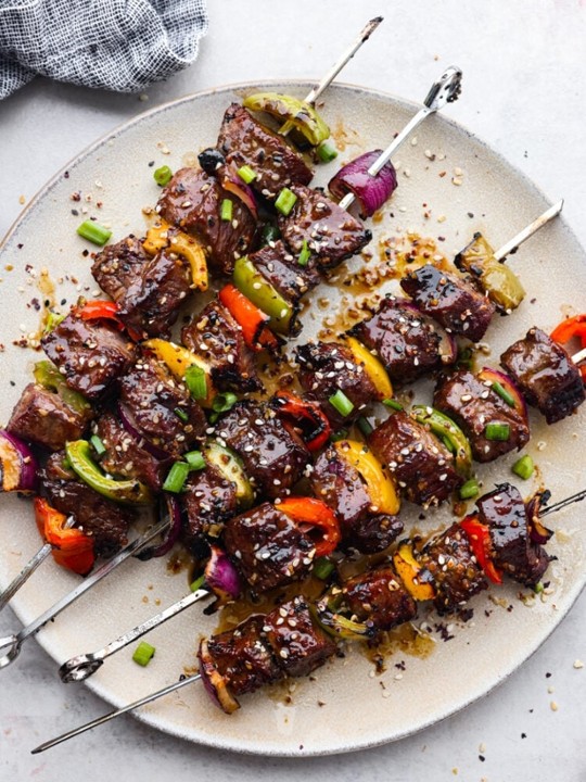 Korean BBQ Beef skewers