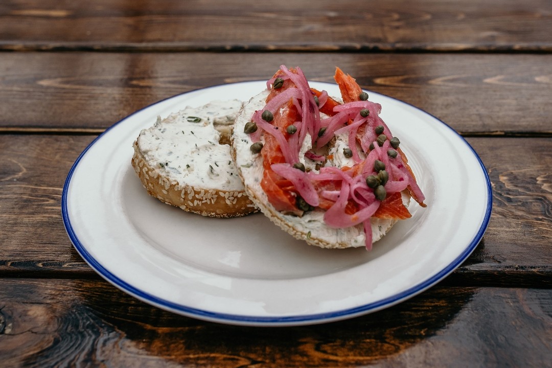 Kippered Salmon Sandwich