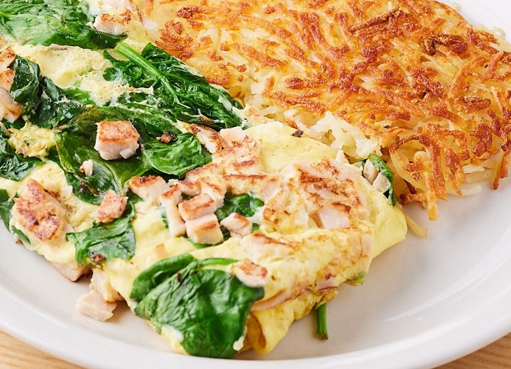Turkey & Spinach Omelet