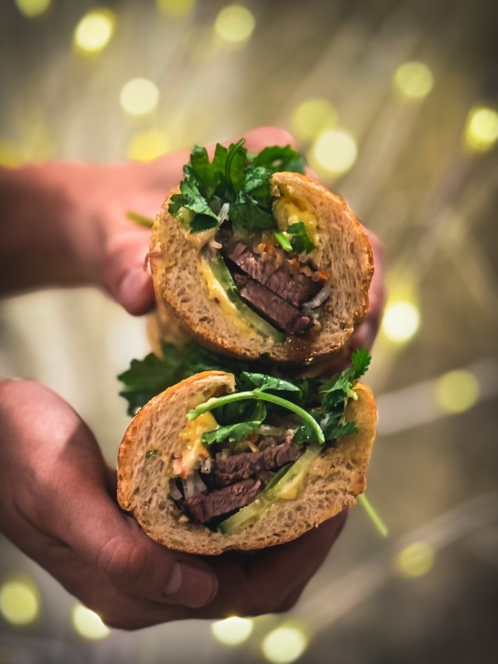 Five Spiced Smoked Brisket Banh Mi