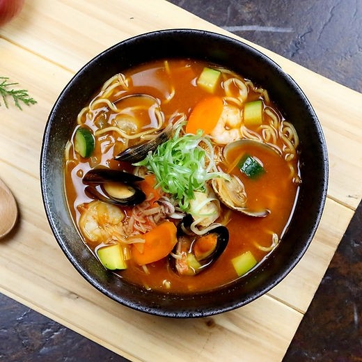 Korean Spicy Seafood Ramen