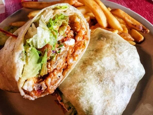 Chicken Tender Wrap w/Fries
