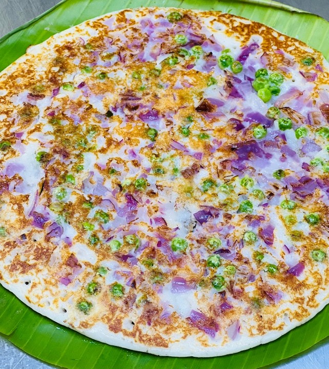Onion/Peas Uthappam