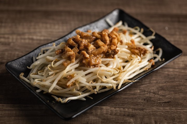 Bean sprouts with Meat Sauce 燙豆芽菜