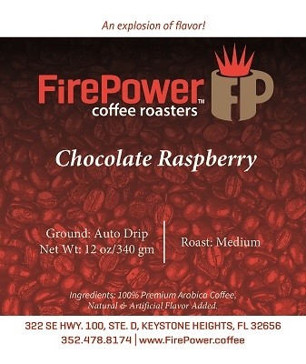 12 OUNCE GROUND - CHOCOLATE RASPBERRY