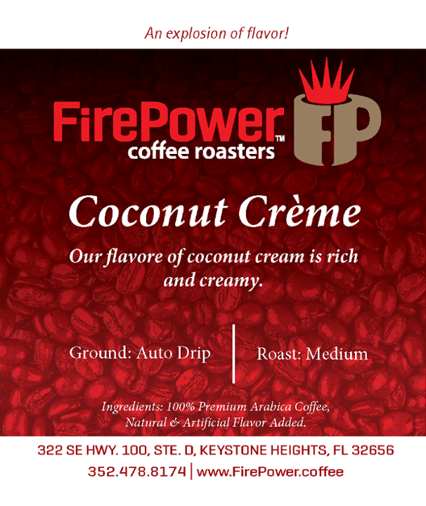 12 OUNCE GROUND - COCONUT CREME