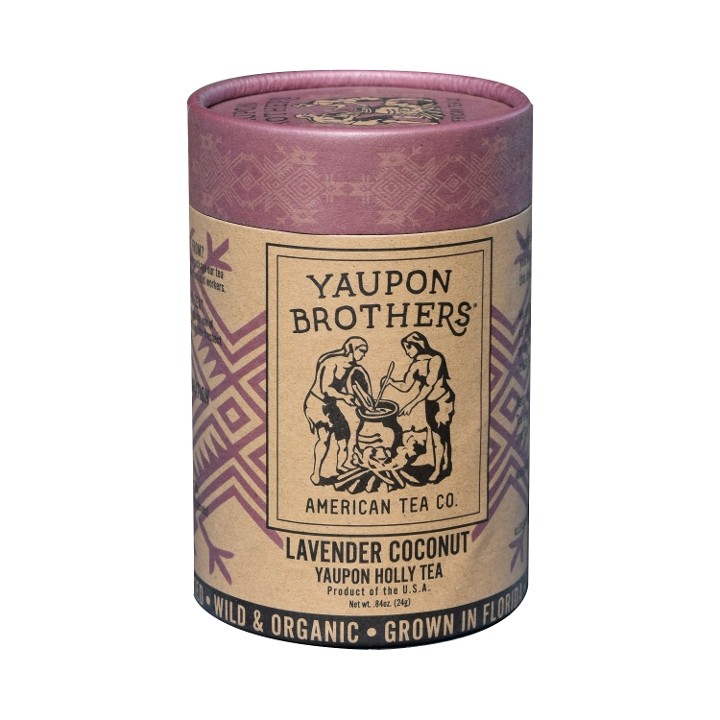 YAUPON LAVENDER COCONUT TEA - CYLINDER