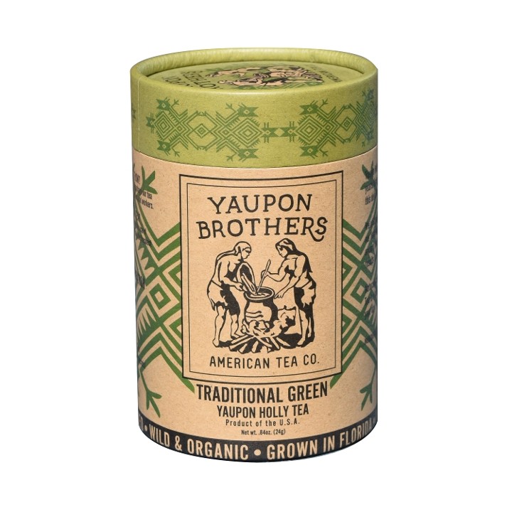 YAUPON TRADITIONAL GREEN TEA - CYLINDER
