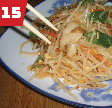 #15 Shrimp Papaya Salad