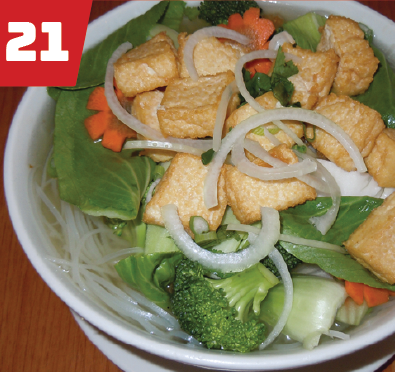 #21 Vegetarian Noodle Soup w/ Vegetable & Tofu