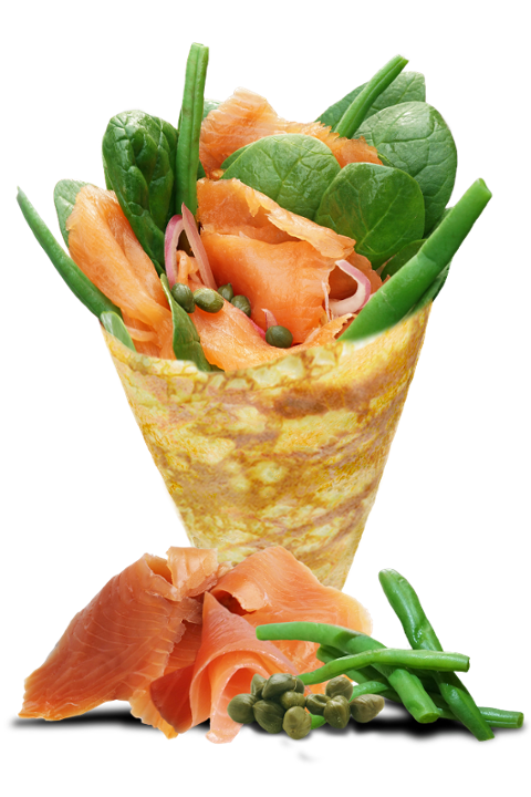 Smoked Salmon Crepe