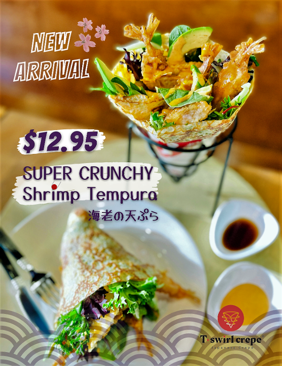 Super Crunchy Shrimp Tempura Crepe