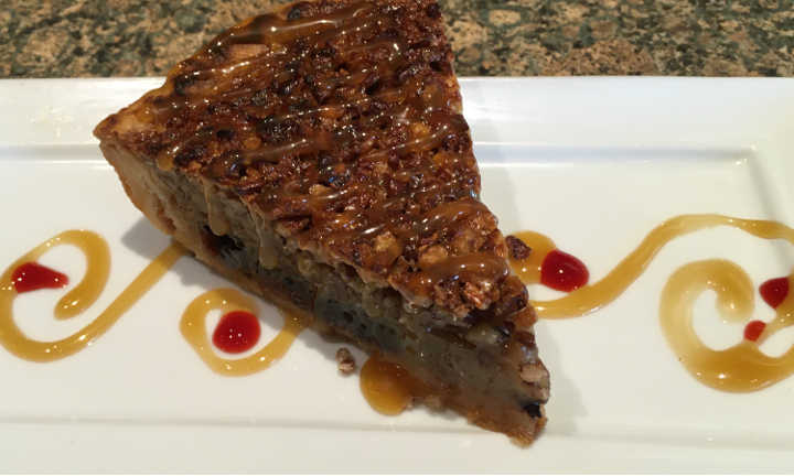 Drunken Pecan Pie with Chocolate