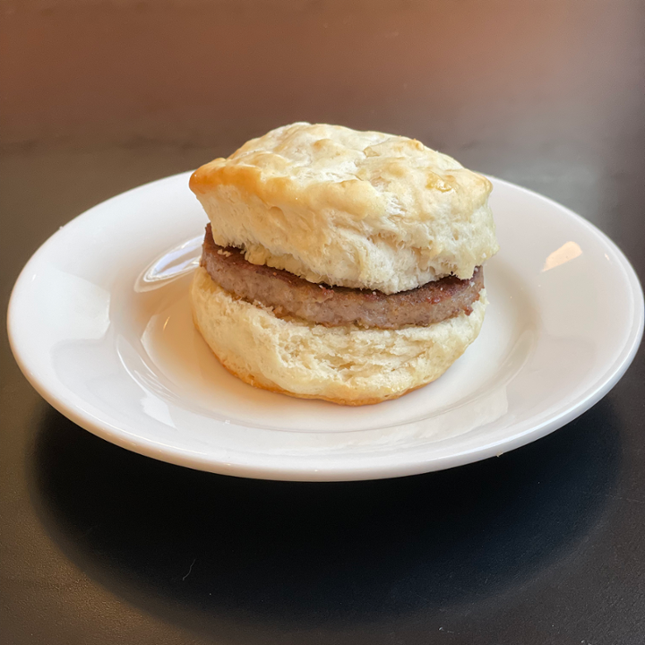 SAUSAGE OR BACON BISCUIT