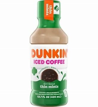 Dunkin' Iced Coffee Thin Mints 13.7 oz