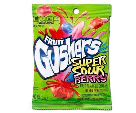 Gushers super sour berry