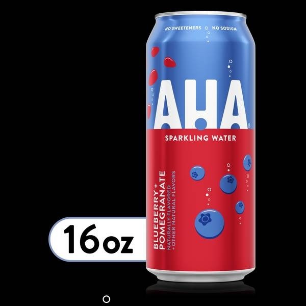 AHA Sparking, Blueberry Pomegranate 16oz