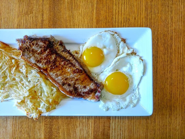NY Steak and Eggs