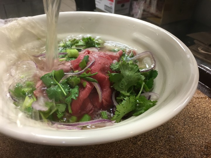 Eye Round Steak Pho